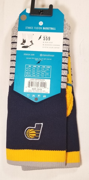 Stance NBA Idiana Pacers Socks - Picture 3 of 4